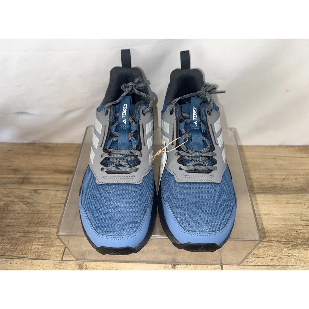 Adidas Terrex Tracefinder‎ 2 Mens Trail Running Shoes Blue Grey JI0958 Size 10
